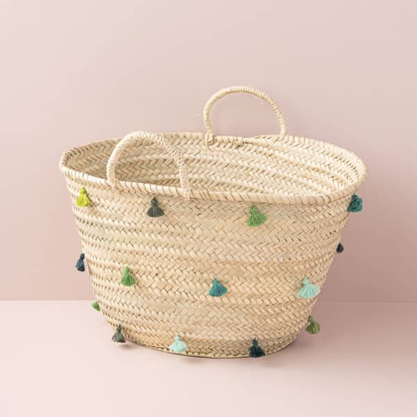 pompom basket omao