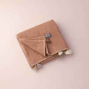 serviettes terra cotta pompons maimama