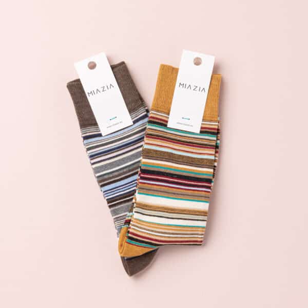 chaussettes lui stripes